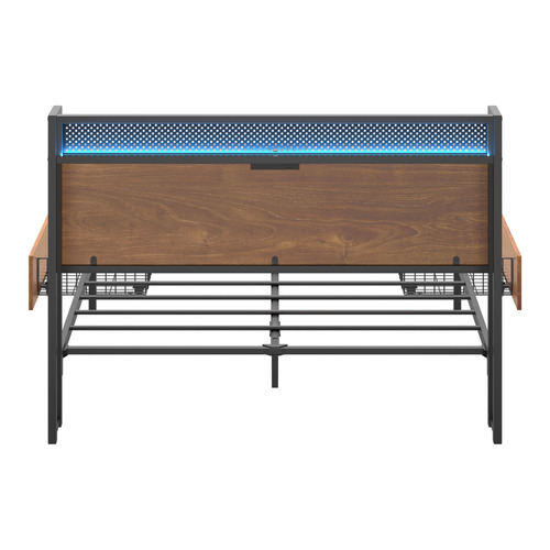 Gail Bed Frame with LED & Underbed Storage