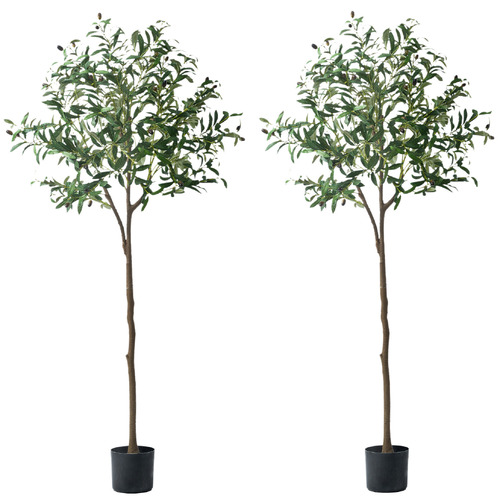 150cm Potted Faux Olive Tree