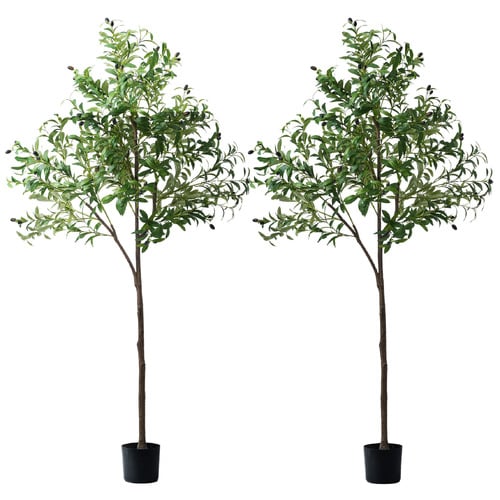 180cm Potted Faux Olive Tree