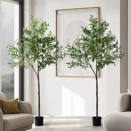 180cm Potted Faux Olive Tree