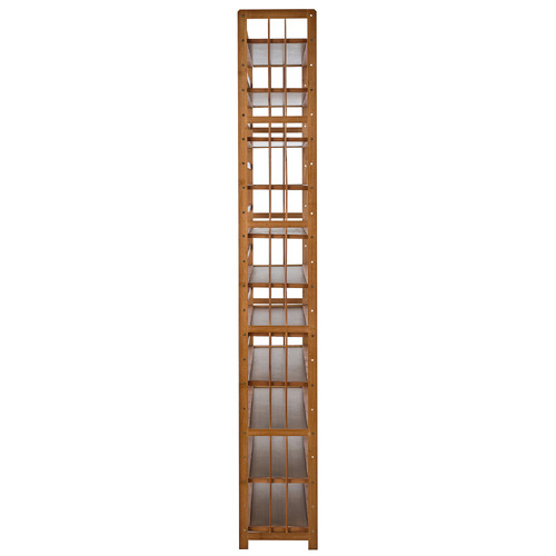 Zale 11 Shelf Bamboo Shoe Rack