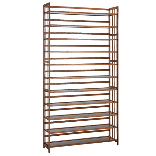 Zale 11 Shelf Bamboo Shoe Rack