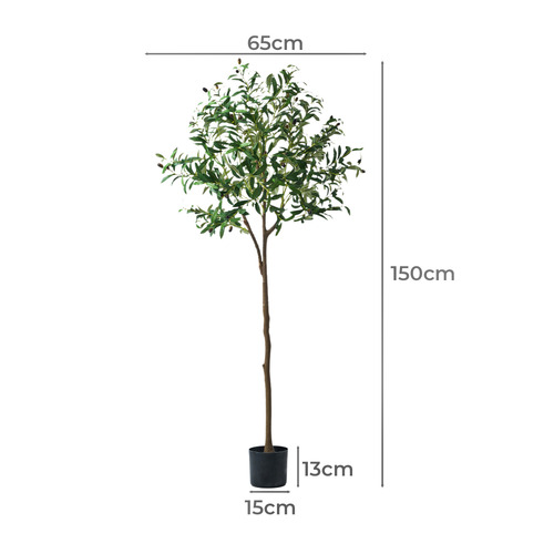 150cm Potted Faux Olive Tree