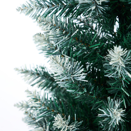 Green & White Tinseltown Slim Christmas Tree