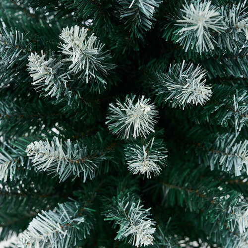 Green & White Tinseltown Slim Christmas Tree