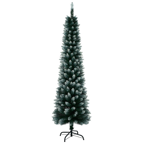 Green & White Tinseltown Slim Christmas Tree