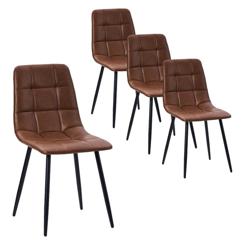 Heather Faux Leather Dining Chairs