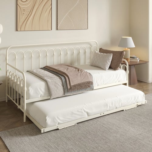 Faye Steel Daybed with Trundle