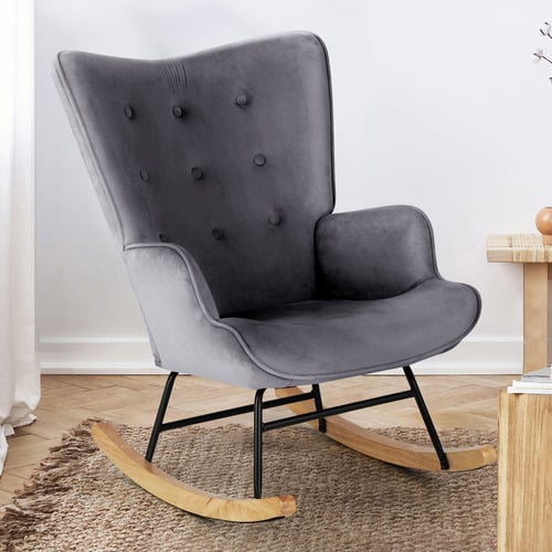 Sandy-Velvet-Rocking-Chair