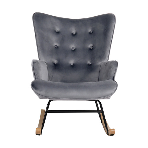 Sandy-Velvet-Rocking-Chair