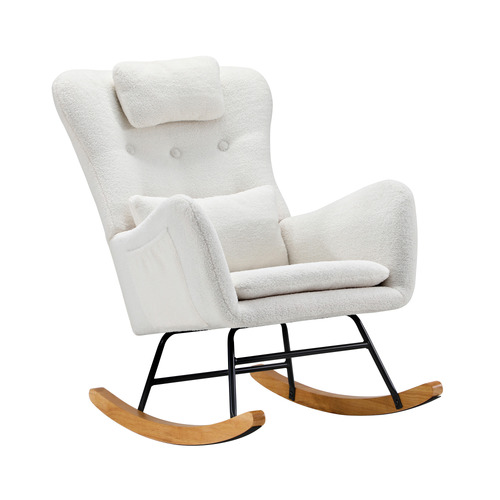 Clark-Faux-Sherpa-Rocking-Chair