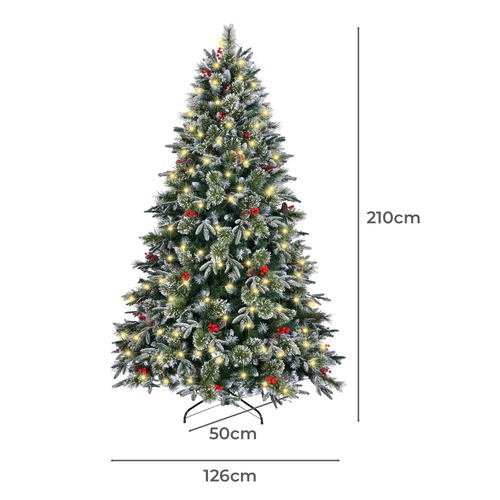 Frosted Effie LED Christmas Tree