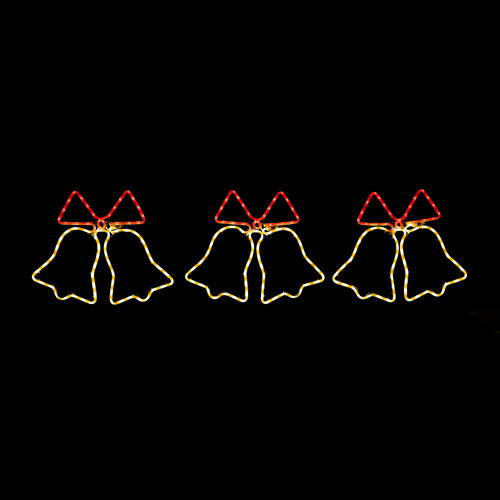 Julian LED Christmas Bells Light Display