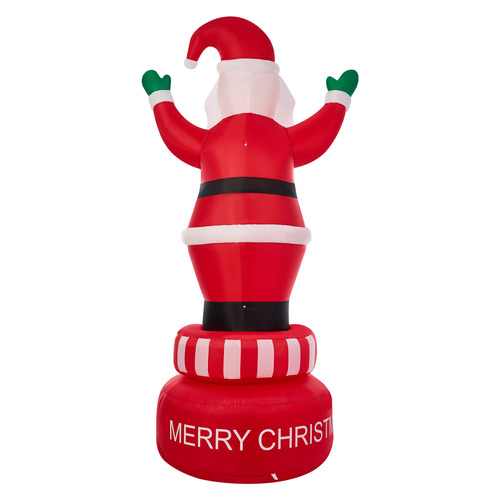 Alfredo LED Spinning Santa Inflatable Christmas Decoration