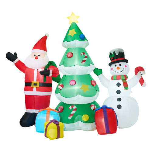 Clement LED Santa Clause Inflatable Christmas Decoration