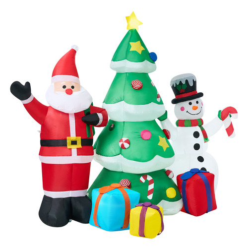 Clement LED Santa Clause Inflatable Christmas Decoration