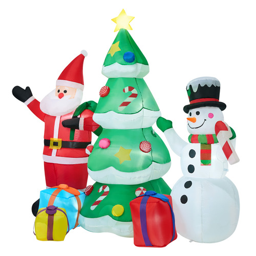 Clement LED Santa Clause Inflatable Christmas Decoration
