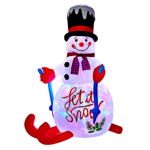 Frosty LED Snowman Inflatable Christmas Decoration