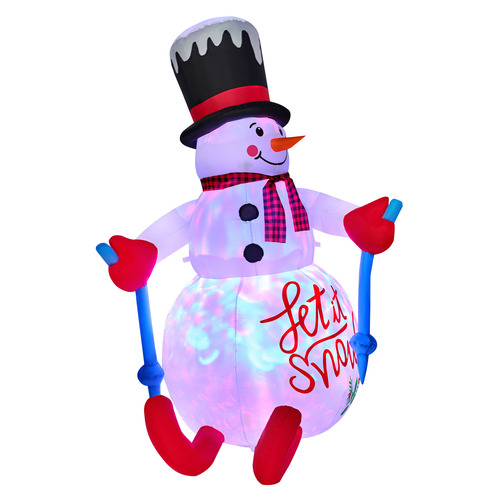 Frosty LED Snowman Inflatable Christmas Decoration