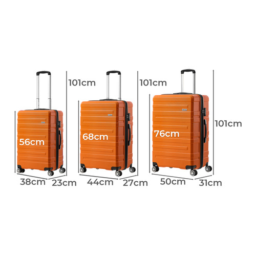 3 Piece Dryden Lightweight Suitcase Set