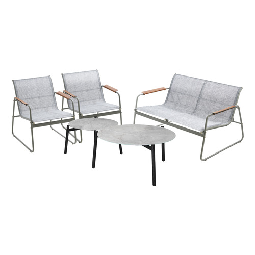 4 Seater Light Grey Lina Outdoor Lounge Set
