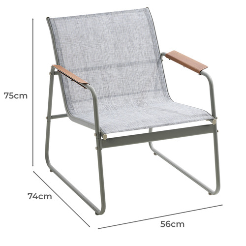 4 Seater Light Grey Lina Outdoor Lounge Set