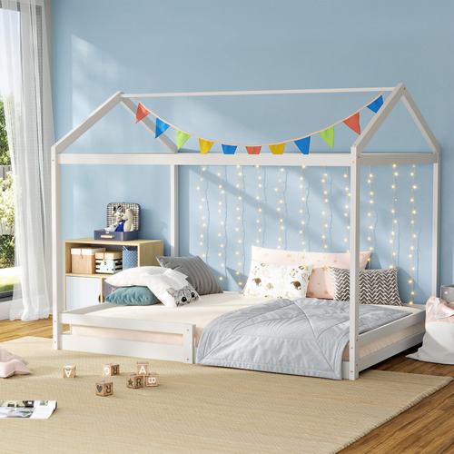 Kaelar-Pine-Wood-House-Bed