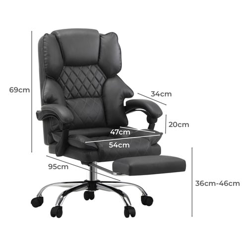 Kylian Executive Chair with Footrest
