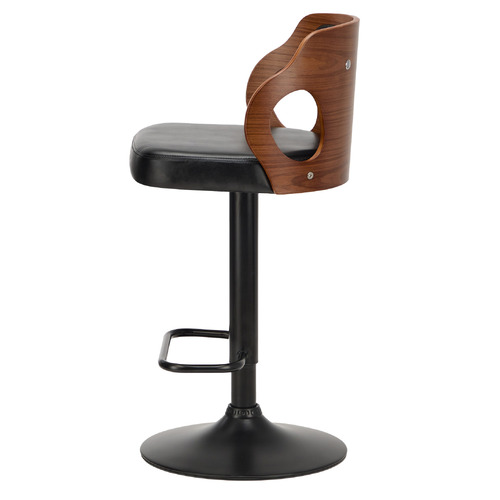 Yosef Faux Leather Adjustable Bar Stools