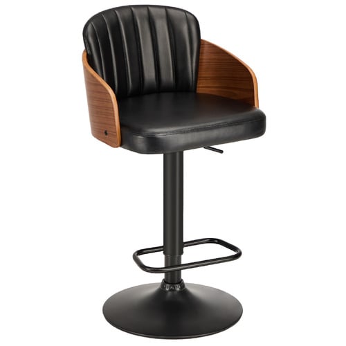 Layne Faux Leather Adjustable Bar Stools