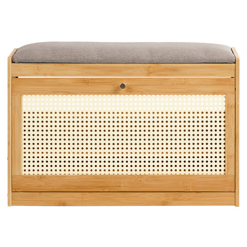 70cm Reine Bamboo Shoe Storage Bench