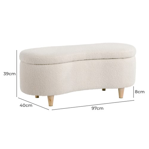 Eoin Teddy Storage Ottoman Bench