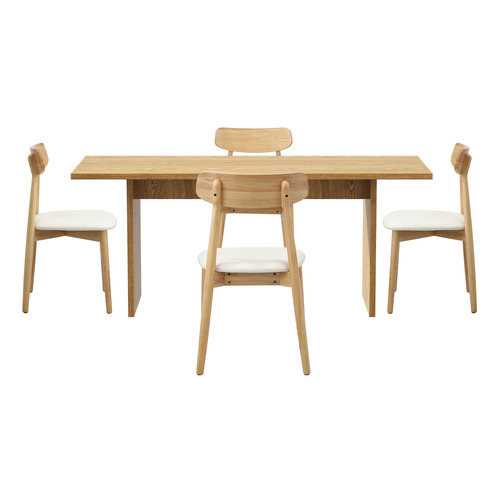 4 seater Emilia Dining Table & Chair Set