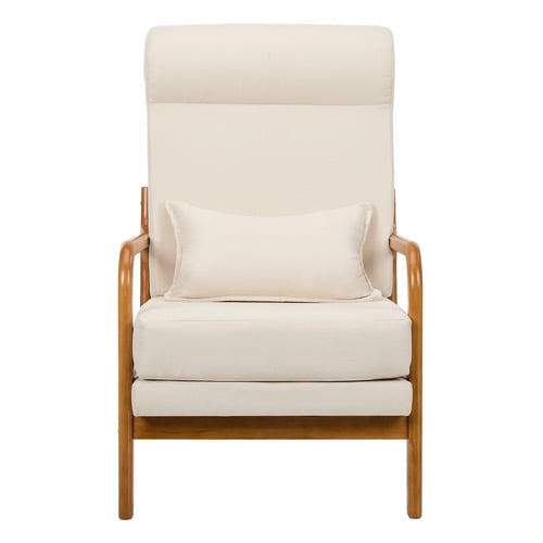 Mayfield Linen-Look Armchair with Lumbar Cushion