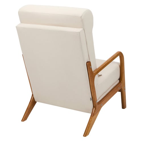 Mayfield Linen-Look Armchair with Lumbar Cushion