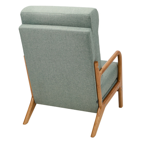 Mayfield Linen-Look Armchair with Lumbar Cushion