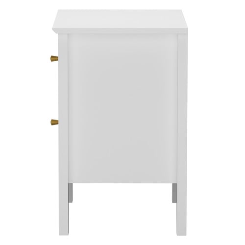 Andes 2 Drawer Bedside Table