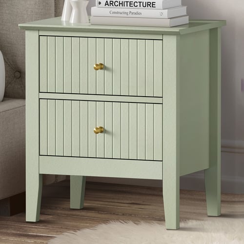 Andes 2 Drawer Bedside Table