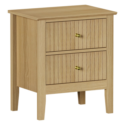 Andes 2 Drawer Bedside Table