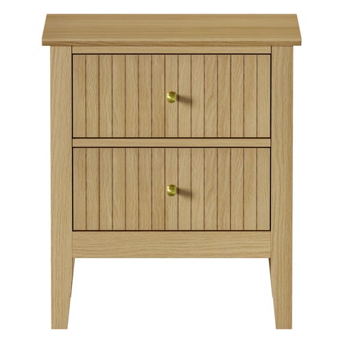 Andes 2 Drawer Bedside Table