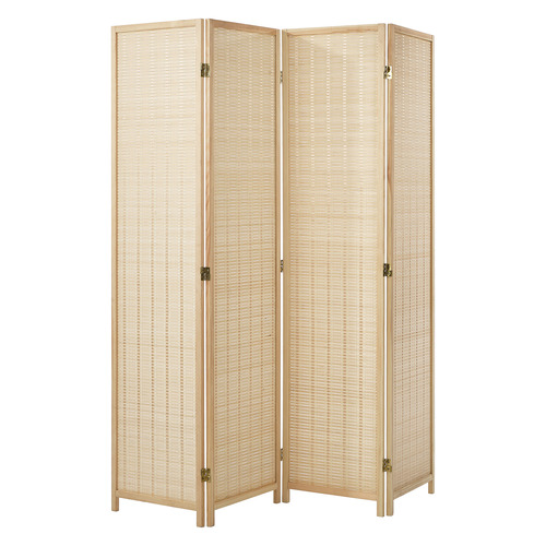 4 Panel Roche Bamboo Room Divider