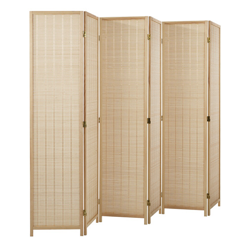 6 Panel Roche Bamboo Room Divider