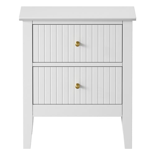 Andes 2 Drawer Bedside Table