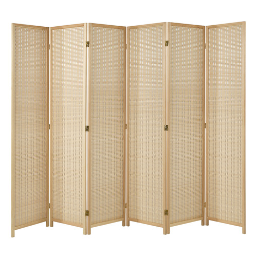 6 Panel Roche Bamboo Room Divider