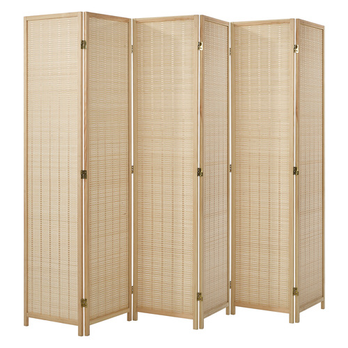 6 Panel Roche Bamboo Room Divider
