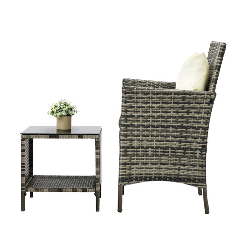 2 Seater Niall PE Rattan Outdoor Lounge Set