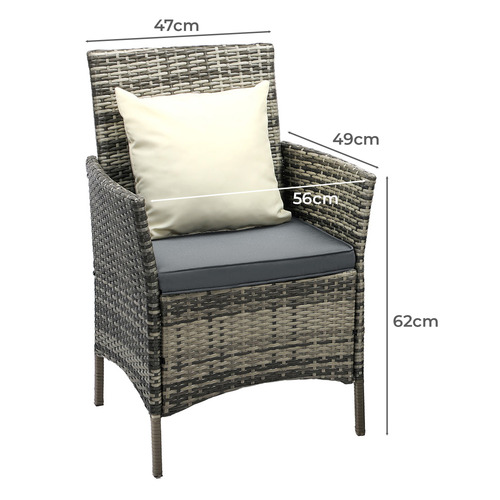 2 Seater Niall PE Rattan Outdoor Lounge Set