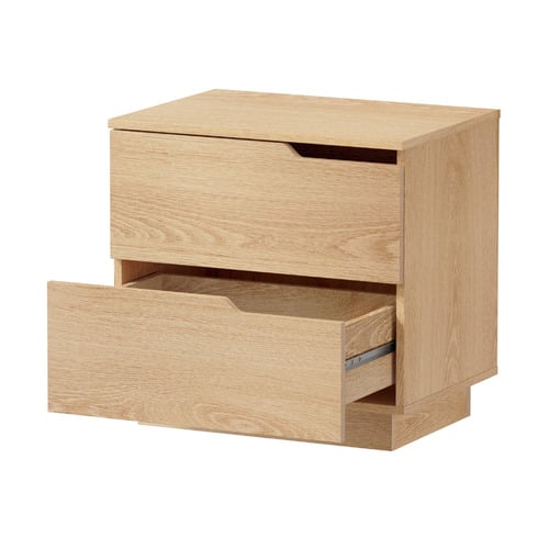 Aeliana 2 Drawer Bedside Table