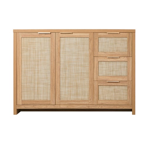 Isleen 2 Door 3 Drawer Rattan Sideboard