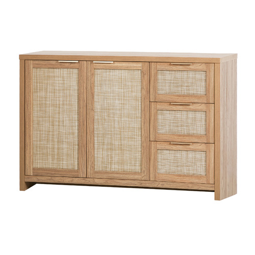 Isleen 2 Door 3 Drawer Rattan Sideboard